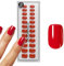 DOONAILS Soft Gel Press On Nails 30er Set Rose Red Square Form Hellrot Nägel zum Aufkleben Full Cover in Salonqualität Fake nails soft gel Medium Natürliches & angenehmes Tragegefühl