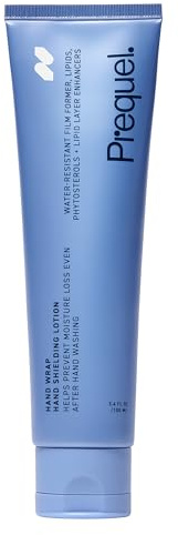 Prequel Skin Hand Wrap, Hand Cream for Dry Cracked Hands. Deep Nourishing Moisturizing Formula. Non-Greasy Balm for Women and Men. Unscented Skincare with Moisture Lock Formula. 3.4oz