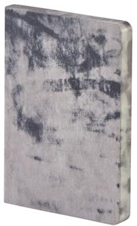 nuuna Notizbuch A6 | Finesse S - Shades Limited Edition | 2,5 mm Punktraster | 176 Seiten | 120 g Premium-Papier | veganer Einband grau | nachhaltig produziert in Deutschland