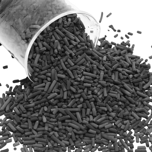 Carbone Attivo Per Fltro Acquario Per Acqua Dolce e Salata, Carbone Per acquario in Sacchetti a Rete, carbone Filtrante attivo granulare per la purificazione dell' acqua 150 GRAMMI