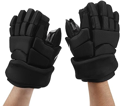 Dilwe Guantes de Hockey sobre Hielo, Guantes Protectores de Dedos Flexibles Portátiles para Hockey sobre Hockey sobre Hielo Hockey