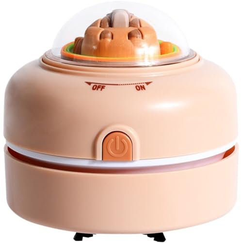 Lpitoy Mini Aspiradora De Escritorio, Bonita Barredora De Polvo De Mesa Capybara, Limpiador De Polvo Inalámbrico para Hogar, Escuela, Oficina, Teclado De Computadora