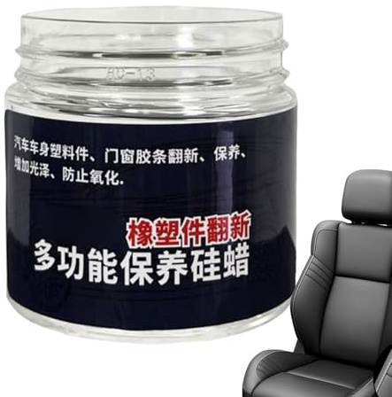 de mantenimiento de caucho: restaurador de ajuste automotriz, esmalte de lubricante de silicona, limpiador protector, fórmula de acondicionamiento de renovación | Producto de cuidado de automóvil