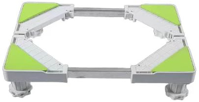 Base per Lavatrice Frigorifero e Asciugatrici Base Lavatrice Antivibrazione Supporto per Asciugatrice Frigorifero Regolabile Larghezza 30-45 cm 4 gambe alto:10-12cm