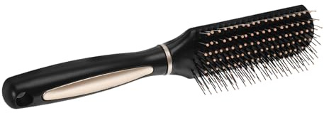 HONITANO Brosse à Palette Antistatique Plate pour Massage du Cuir Chevelu, Légère et Solide, Adaptée Cheveux Bouclés ou Lisses, Coiffage et Démêlage Facile, Outil Portable pour Soins