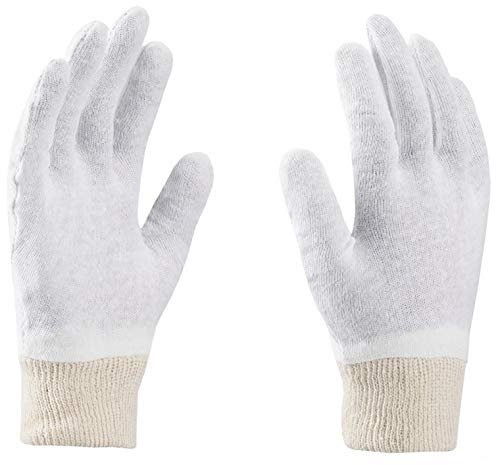 3Kamido Baumwollhandschuhe, SOFT Handschuhe, Medizinische, kosmetische Handschuhe, Weiß, Schonend und delicate für die Hand (10 (60 paar), Weiß)
