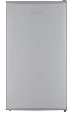 Cookology UCIF93BK Freestanding under counter Fridge in Silver - 93 Litre Capacity - Adjustable Temperature Control & Legs - With Chiller Box