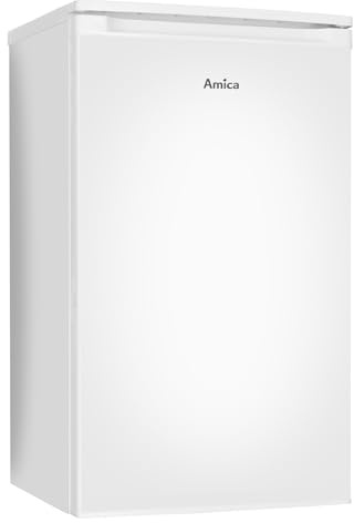 Amica KS 361 155 W Kühlschrank mit Gefrierfach / 85 cm Höhe, weiß, Energieeffizienzklasse E