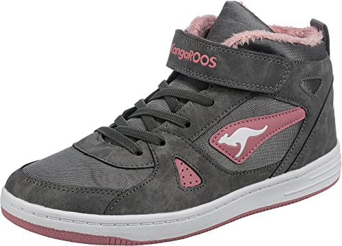 KangaROOS Unisex K-cp Kalley Ii Ev Sneaker, Steel Grey Dusty Rose, 35 EU