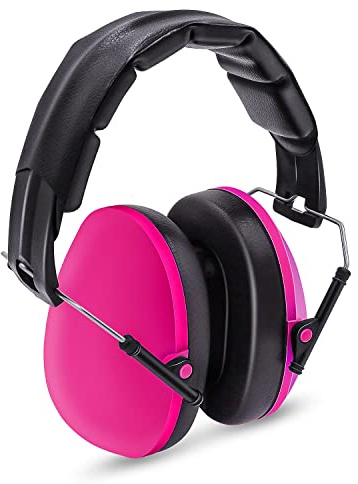 Lookka Ear Defenders Kids, Foldable Adjustable Hearing Protection Noise Cancelling Ear Muffs for Children Baby (6 Months to 14 Years Old)