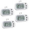 Termometro Digitale Frigorifero,Termometro Digitale Impermeabile con Gancio, Display LCD, Termometro Cucina,Funzione di Registrazione Massima/Minima,Ideale per la Casa,Ristoranti,Caffè