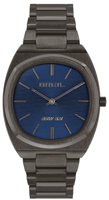 Breil, Collezione BSW 6.5, Orologio Uomo, Cronografo in Acciaio Discreto e Minimal, Spessore Slim, Cassa 38 mm, Chiusura Déployante, Lunghezza Regolabile
