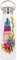 Isolierte Edelstahl-Trinkflasche – Ei-Druck im Kreuz-Stitch-Stil – 500 ml