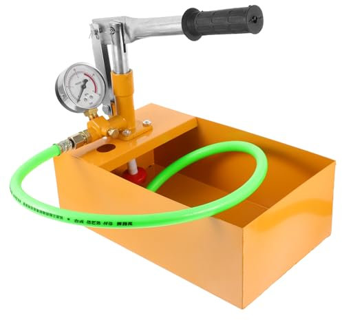 Hohopeti 40kg Bomba De Prueba De Presión Bomba Presurizadora Automática Herramienta De Prueba Hidráulica Esfera Grande Para Agua o Aceite Hidráulico