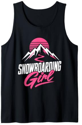 Snowboarder Snowboarding Girl Girls Children Snowboard Tank Top