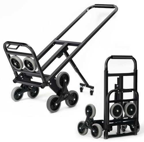 SogesHome Carretilla de Aluminio para Escalada, Plegable, para Equipaje
