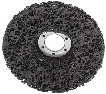 Décapant De Peinture, Roue De Décapage De Peinture 4,5 Pouces/115 Mm Noir étanche Résistant à la Rouille Disque De Décapage De Peinture à Faible Bruit Pour Acier Inoxydable, Acier Doux, Aluminium, Pla