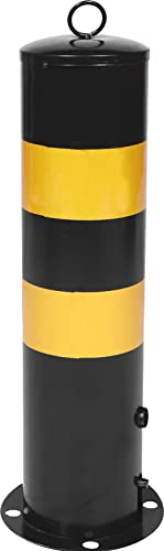 OSALADI Barrière De Sécurité en Acier 18.90 Pouces Poteau De Stationnement Visible pour Protection Allée Anti-Collision Durable