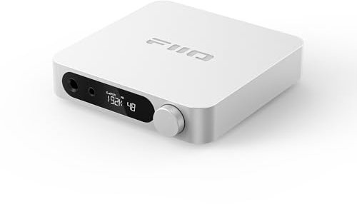 FIIO K11 Desktop 1400W Power Balanced Headphone DAC & Amplifier 384kHz/24Bit DSD256 for Home Audio/PC 6.35mm/4.4mm/RCA/Coaxial/Optical (Silver)