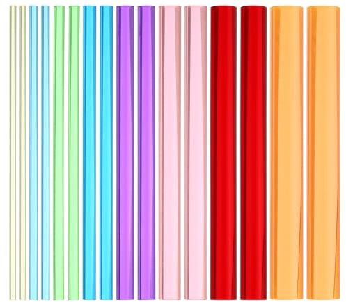 PATIKIL Mandala Acrylstäbe, 16 Stück Dual-Ended Mandala Malen Dotting Stift Set für Malerei Ton Nagelkunst DIY Multicolor