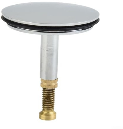 CulinaBlend Bouchon de vidange de baignoire 43 mm Argenté Pièces de rechange