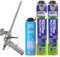 Kit de Aplicación de Espuma de Poliuretano Adhesiva - Incluye 2 Botes de 750 ml, Pistola Aplicadora y Limpiador de Espuma 500ml - Ideal para Proyectos de Construcción y Reparación