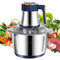 500W Electric Mini Food Chopper, 3-Speed Control Meat Grinder, 5L Vegetable Food Chopper, for Meat, Vegetables, Fruits and Nuts, BPA Free, for Kitchen Cooking, Baby Food, Pet Meals, blue (Blue)