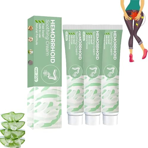 3Pcs German Koltax Hemorrhoid Soothing Cream,Natural Herbal Hemorrhoids Ointment,External Hemorrhoid Treatment Cream for All Ages