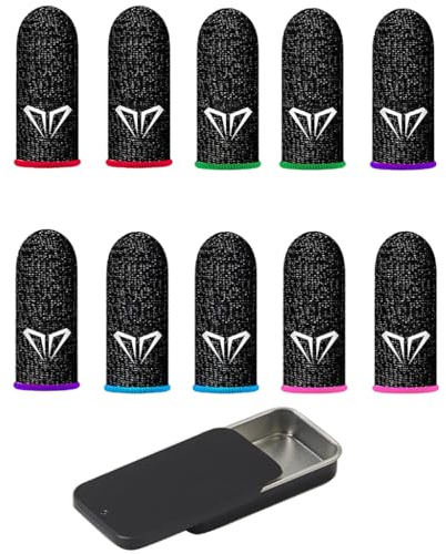 11x Protege-Doigt Gaming Sleeve Tactile Sensible Anti-Transpiration Mobile