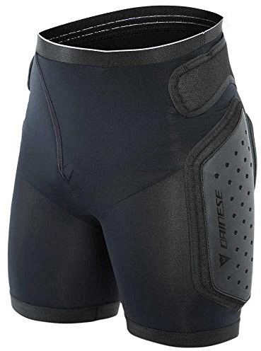 Dainese - Action Shorts EVO,Pantalones Cortos de Protección Esquí y Snowboard,Negro/Blanco,Hombre