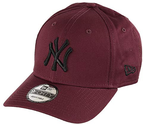 New Era New York Yankees MLB Rear Logo Maroon/Black 9Forty Adjustable Cap - One-Size