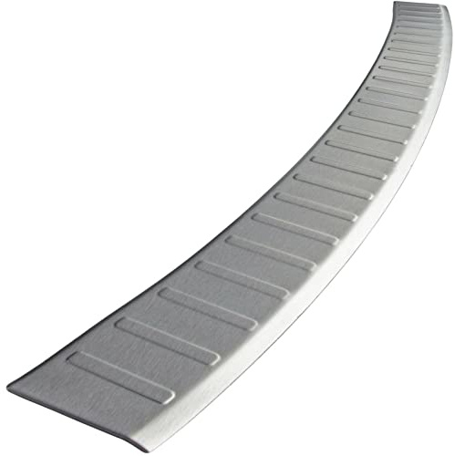 Recambo Protection de seuil de Chargement en Acier Inoxydable Mat - Compatible avec Ford Edge 2016-2018 - avec Rebord - Qualité supérieure