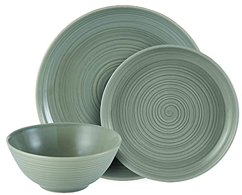 Mason Cash William Mason 12 Piece Dinner Set, Grey