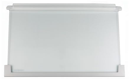 easyPART Kompatibel/Ersatz für Electrolux 225153106/3 NEU Kühlschrank Glasplatte mit Halteleisten AEG 2251531063
