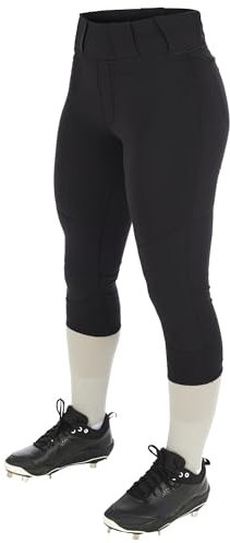 Champro Mädchen Zen Fastpitch Softball Pants Softballhose, Schwarz, M