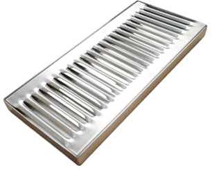 Rattleware Stainless Steel Drip Tray (5 x 11) – Durable, Rust-Resistant Spill Catcher for Beverage Dispensers, Coffee Makers & Kitchen Appliances – Easy to Clean with Sleek Modern Design