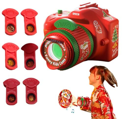 proyector de Diapositivas de Juguete, Juguete de cámara de proyección, Año de la cámara para niños Snake para niños y niñas, Festival de Primavera Cámara Juguete Modelo Niños Niñas Cumpleaños