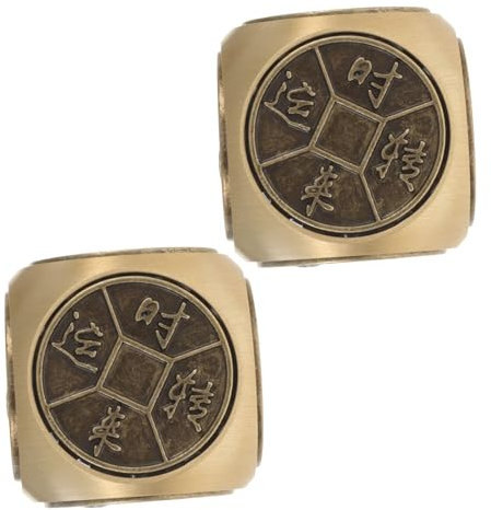 Beaupretty 2pcs Unique Handheld Cool Office Gadget for Desk Retro Design for Relaxation Fitness Shape for Smooth Rotation Balanced Movement for Games Parties