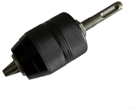 SDS/Plus - Adaptador de portabrocas de cambio rápido sin llave, rango de sujeción de 2 a 13 mm para taladros de impacto, herramientas manuales, perforación giratoria