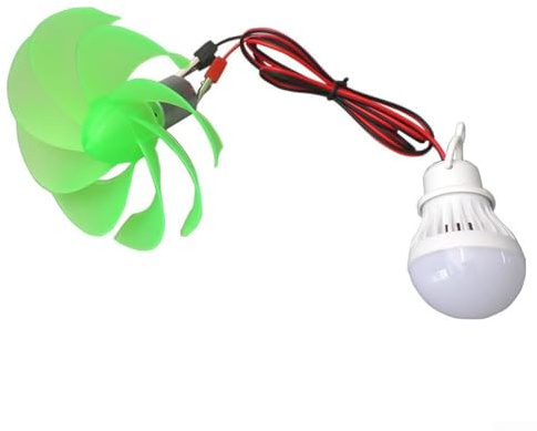 Besttoolifes Kit de générateur d'éolienne, lame de 120 mm avec ABS + PP + construction métallique, sortie 0,1-22 V, 200-6000 tr/min, pour éducation scientifique à faire soi-même et renouvelable