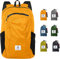 4Monster Faltbarer Rucksack Ultra Leicht, Unisex Tagesrucksack Outdoor, Wasserdichter Wanderrucksack für Camping Wandern Reisen Sport Klettern Radfahren (Orange, 24L)