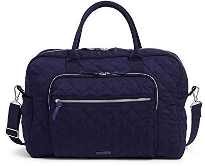 Vera Bradley Women's Performance Twill Weekender Travel Bag, Classic Navy, One Size