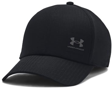 Under Armour Iso-chill Armourvent Fitted Hat, Black (001)/Pitch Gray, Large/X-Large