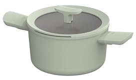 Berghoff Leo Balance Kochtopf (20cm) - Topf induktion - Suppentopf mit Deckel - Topf klein - non stick pot - Moonmist