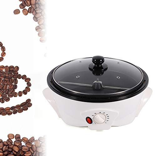Elektrisch Kaffeeröstmaschine, Kaffeeröster Maschine Kaffeeröster Maschine 500g, Temperatureinstellung Kaffeeröster 0-240℃, Elektrischer Kaffeeröster mit Timer 1200W