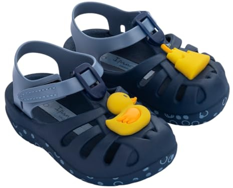 Ipanema Sandalia de verano Xv para niño, azul oscuro y amarillo, 19/20 EU