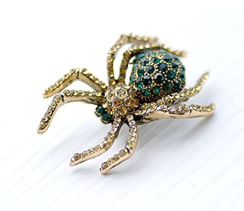 Broche épingle émail Insecte Broches simulées araignées swingf Clip Linge épingles Bijoux Petit Rideau de Douche Blanc