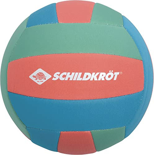 Schildkröt® Balón de Voleibol de Playa Tropical de Neopreno, tamaño 5, diámetro 21 cm, tamaño Normal, Voleibol con Superficie Textil, Resistente al Agua Salada, Ideal para Playa y jardín, 970291