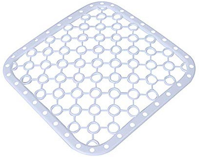 Diskho-matta, PP-plast stor diskbänk skyddsmatta praktisk dräneringsmatta vanlig diskdräneringsmatta halkfri matta, vit