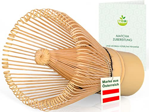 Original Matcha-Besen mit 100 Borsten, handgefertigt aus Bambus für die traditionelle Zubereitung von Matcha Tee